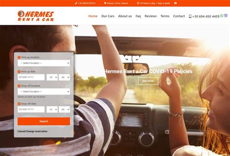 hermes car corfu|Hermes Car Hire .